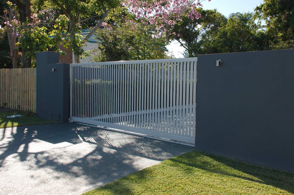 Louvred Sliding Gate Ultimate Garage Doors & Gates